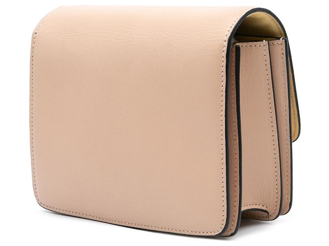 Classic Box Céline Celine Caixa Clássica Pequena de Couro de Bezerro Rosa - vista 2