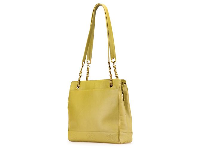 Borsa a spalla Chanel Green Triple CC Caviar Verde Verde chiaro - vista 2