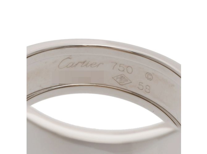 Cartier Santos-Dumont Ring aus 18K Weißgold - vue 3