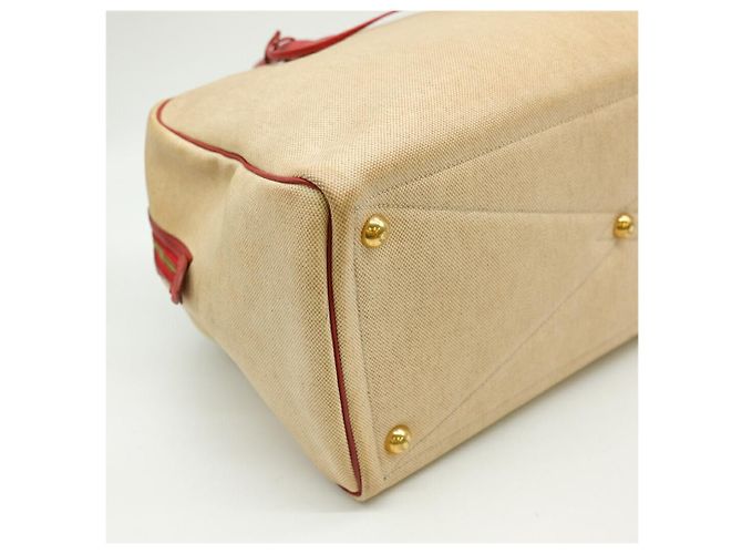 Hermès Borsa Boston Victoria 43 in pelle rossa Hermes Rosso - vista 5