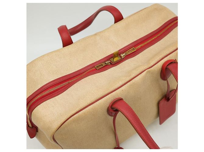Hermès Borsa Boston Victoria 43 in pelle rossa Hermes Rosso - vista 6