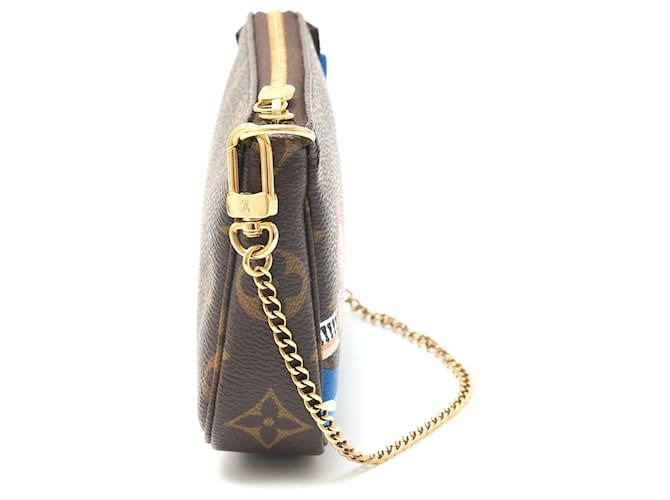 Mini Pochette Vivienne Monogram Louis Vuitton Marrone - vista 4