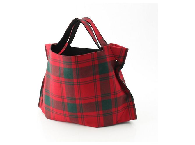 Comme Des Garcons Comme des Garçons Canvas Check Tote Bag - Ansicht 2