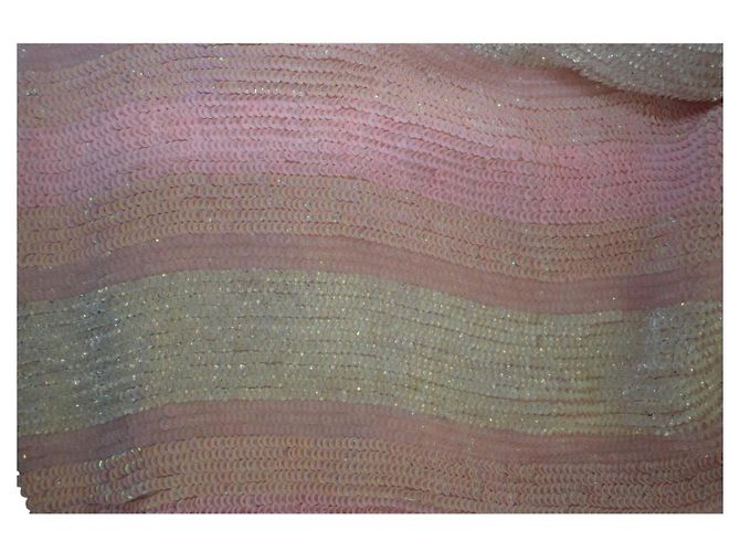 Retrofête Abito Gabrielle di Retrofete completamente paillettato, maniche lunghe, mini wrap, taglia XS - vista 11