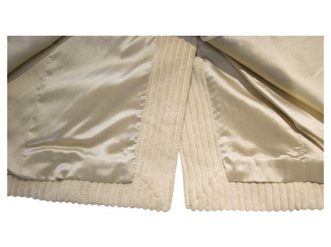 NWT Isabel Marant Étoile Daleyo Blazer de pana de doble botonadura crema 36 Beige - vista 11