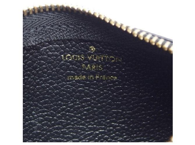 Monedero de cuero Monogram Empreinte Louis Vuitton Negro Multicolor Beige Monograma - vista 6
