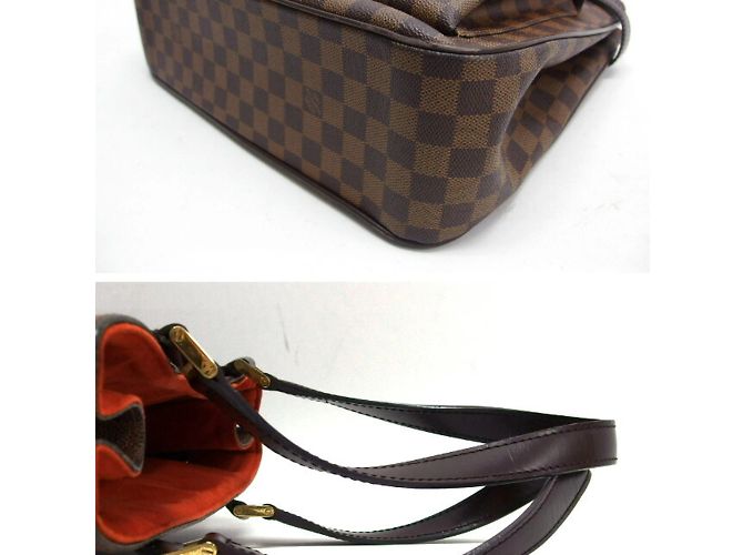 Borsa Tote Damier Uzes Louis Vuitton N51128 Marrone Marrone scuro Damier ebene - vista 4
