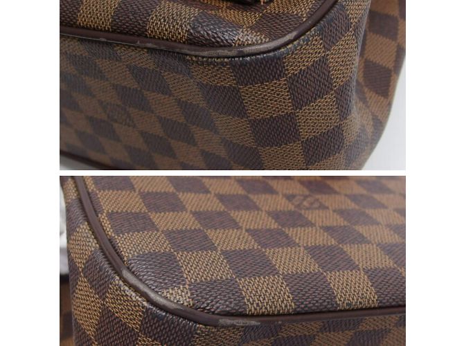Borsa Tote Damier Uzes Louis Vuitton N51128 Marrone Marrone scuro Damier ebene - vista 6