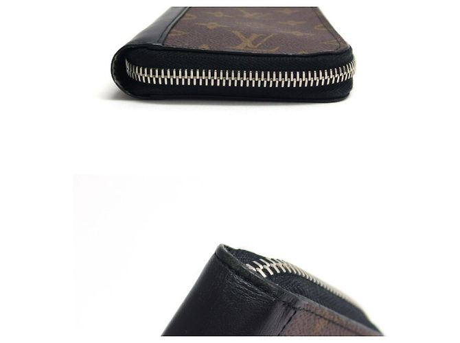 Portafoglio verticale Zippy Monogram Macassar Louis Vuitton Nero Monogramma - vista 8