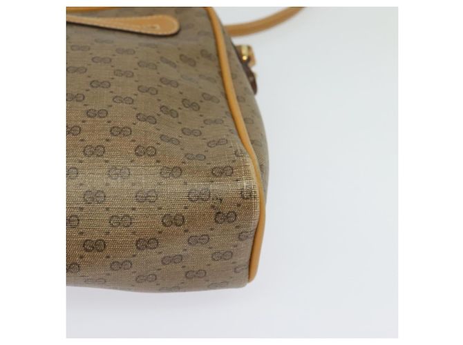 Gucci Borsa a Spalla Micro GG Supreme PVC Beige Oro 007 58 0014 Auth ki5741 D'oro - vista 11