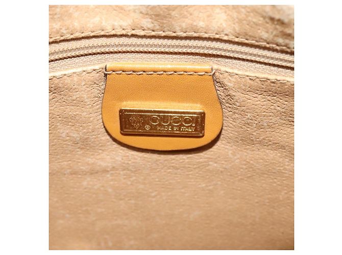 Gucci Borsa a Spalla Micro GG Supreme PVC Beige Oro 007 58 0014 Auth ki5741 D'oro - vista 14