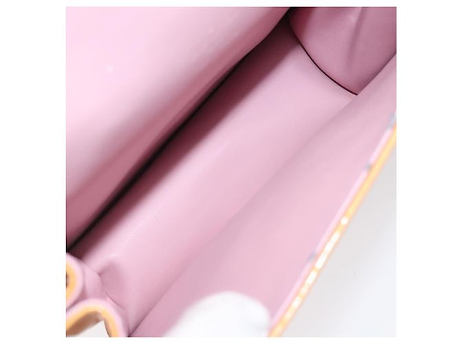 LOUIS VUITTON Vernis Borsa a Mano Spring Street Rosa Marshmallow M91033 Auth BA1611 - vista 11