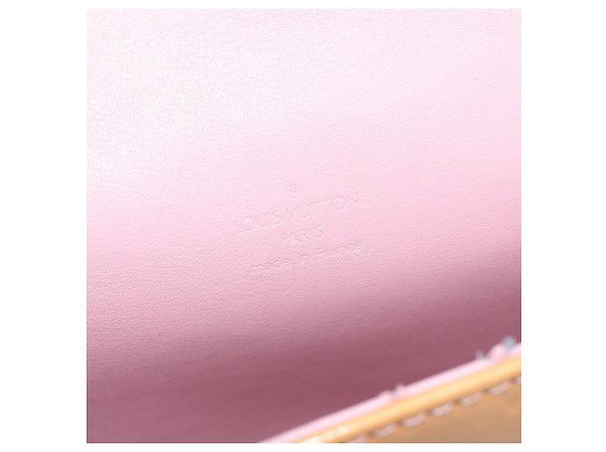 LOUIS VUITTON Vernis Borsa a Mano Spring Street Rosa Marshmallow M91033 Auth BA1611 - vista 19