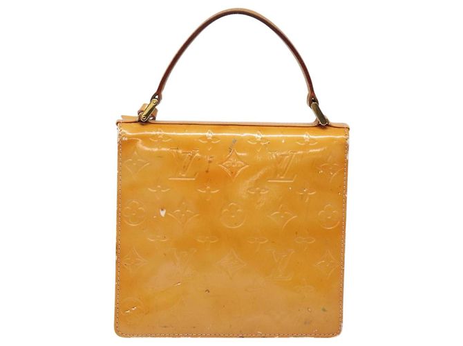 LOUIS VUITTON Vernis Borsa a Mano Spring Street Rosa Marshmallow M91033 Auth BA1611 - vista 2