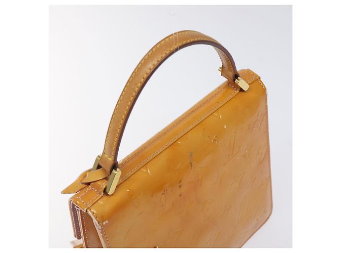 LOUIS VUITTON Vernis Borsa a Mano Spring Street Rosa Marshmallow M91033 Auth BA1611 - vista 6