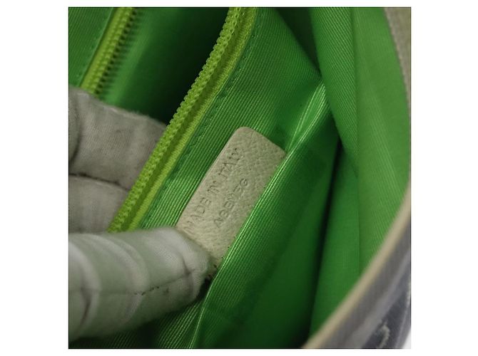Bulgari Borsa a spalla BVLGARI Logo Mania in nylon azzurro chiaro argento Auth BA1566 Blu chiaro - vista 20