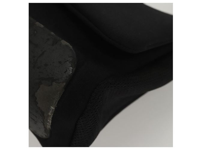 PRADA Borsa a Spalla Sportiva in Nylon Nera Argento Autentica bs24324 Nero - vista 12