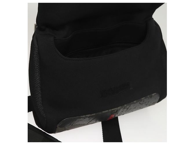 PRADA Borsa a Spalla Sportiva in Nylon Nera Argento Autentica bs24324 Nero - vista 16