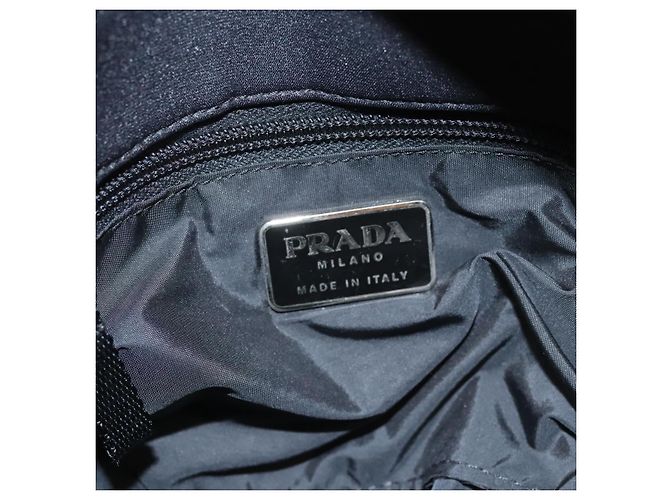 PRADA Borsa a Spalla Sportiva in Nylon Nera Argento Autentica bs24324 Nero - vista 17