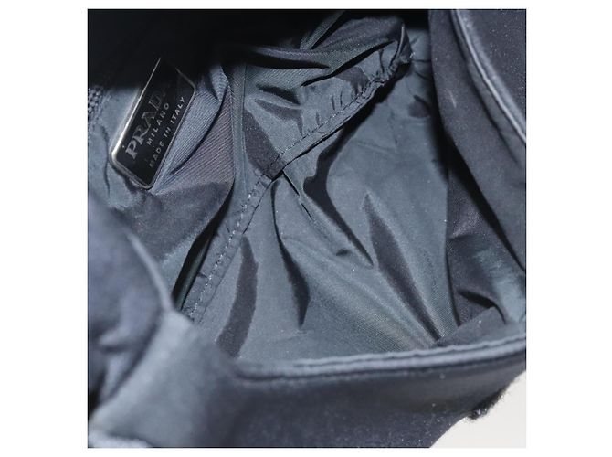 PRADA Borsa a Spalla Sportiva in Nylon Nera Argento Autentica bs24324 Nero - vista 18