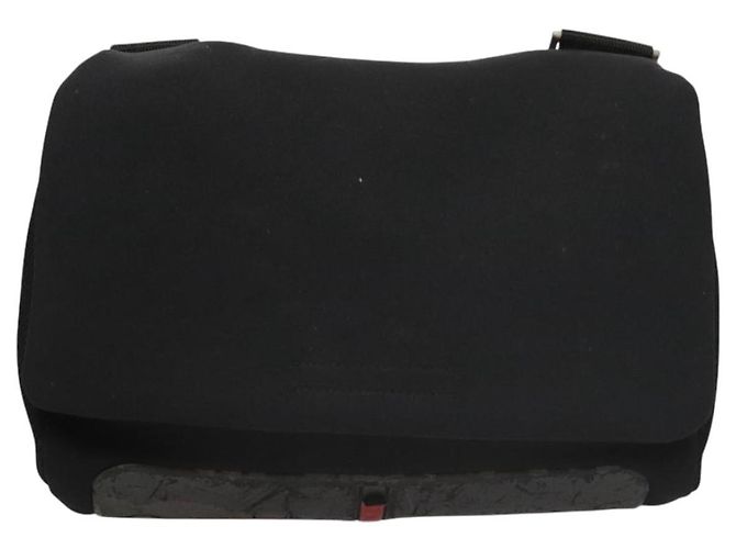 PRADA Borsa a Spalla Sportiva in Nylon Nera Argento Autentica bs24324 Nero - vista 2