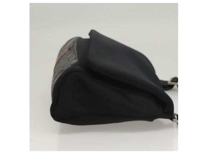 PRADA Borsa a Spalla Sportiva in Nylon Nera Argento Autentica bs24324 Nero - vista 4