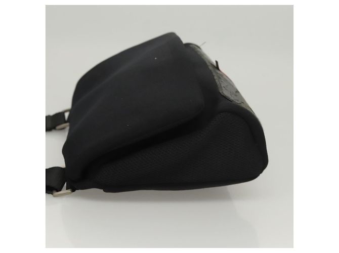 PRADA Borsa a Spalla Sportiva in Nylon Nera Argento Autentica bs24324 Nero - vista 5