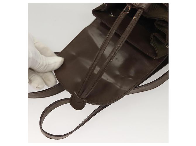Gucci Bamboo Rucksack Nylon Khaki 003 2058 0030 5 Auth ep8797 - Ansicht 20