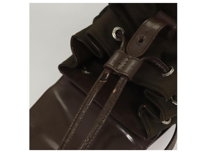 Gucci Bamboo Rucksack Nylon Khaki 003 2058 0030 5 Auth ep8797 - Ansicht 21