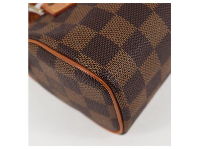 LOUIS VUITTON Borsa a Mano Mini Speedy Damier Ebene SPO N41536 LV Auth 117814SM - vista 15