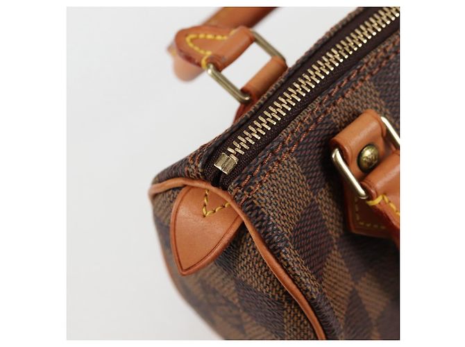 LOUIS VUITTON Borsa a Mano Mini Speedy Damier Ebene SPO N41536 LV Auth 117814SM - vista 17