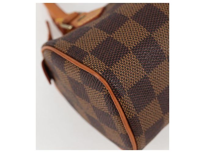 LOUIS VUITTON Borsa a Mano Mini Speedy Damier Ebene SPO N41536 LV Auth 117814SM - vista 9