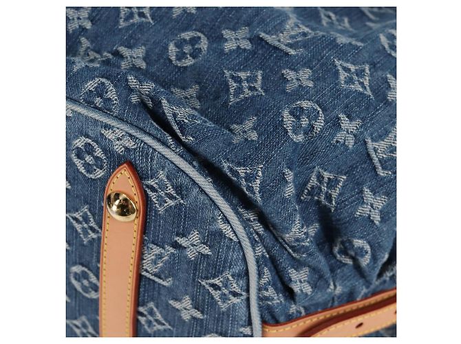 LOUIS VUITTON Borsa a Spalla XL in Denim Monogram Blu M95515 LV Auth am8184SM - vista 11