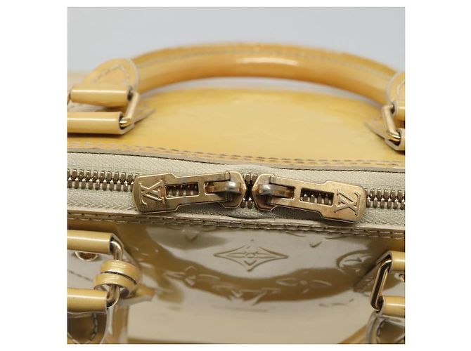 LOUIS VUITTON Monogram Vernis Alma PM Bolsa de Mão Broncorail M91445 LV Auth 122513 - vista 10