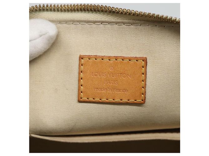LOUIS VUITTON Monogram Vernis Alma PM Bolsa de Mão Broncorail M91445 LV Auth 122513 - vista 18