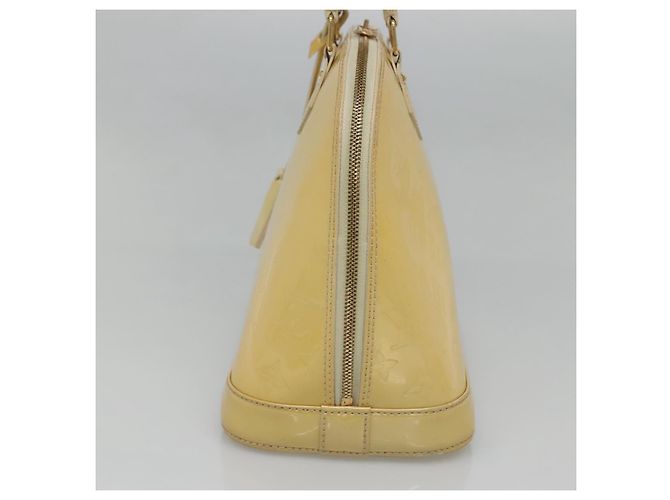 LOUIS VUITTON Monogram Vernis Alma PM Bolsa de Mão Broncorail M91445 LV Auth 122513 - vista 4
