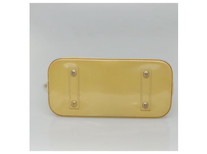 LOUIS VUITTON Monogram Vernis Alma PM Bolsa de Mão Broncorail M91445 LV Auth 122513 - vista 5