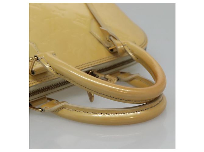 LOUIS VUITTON Monogram Vernis Alma PM Bolsa de Mão Broncorail M91445 LV Auth 122513 - vista 7