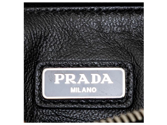 Bolsito de parche cómico Saffiano de Prada Negro - vista 7
