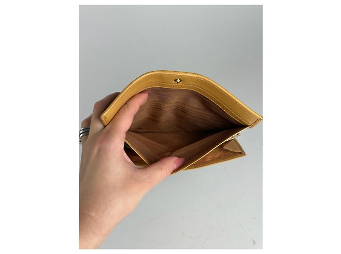 Céline Vintage Celine Paris leather monogram wallet brown - view 6