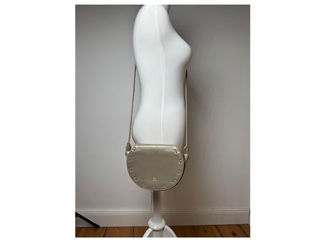 Vintage Givenchy 4G Leder Tasche grau - Ansicht 2