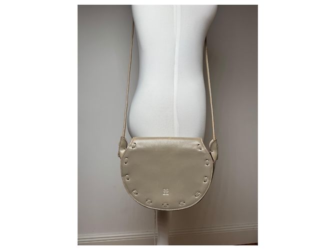 Vintage Givenchy 4G Leder Tasche grau - Ansicht 3