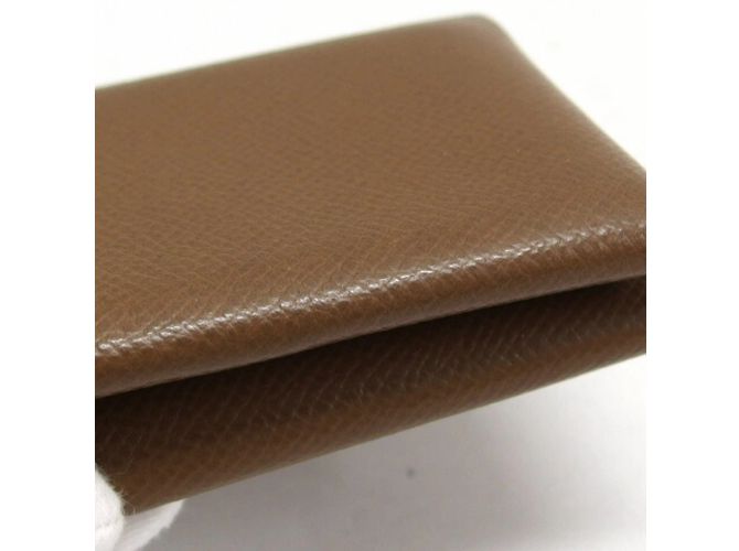 Monedero bi-fold Calvi Duo de Hermès Castaño - vista 9