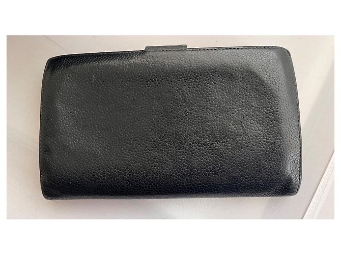 Chanel Timeless Caviar leather wallet black - view 2