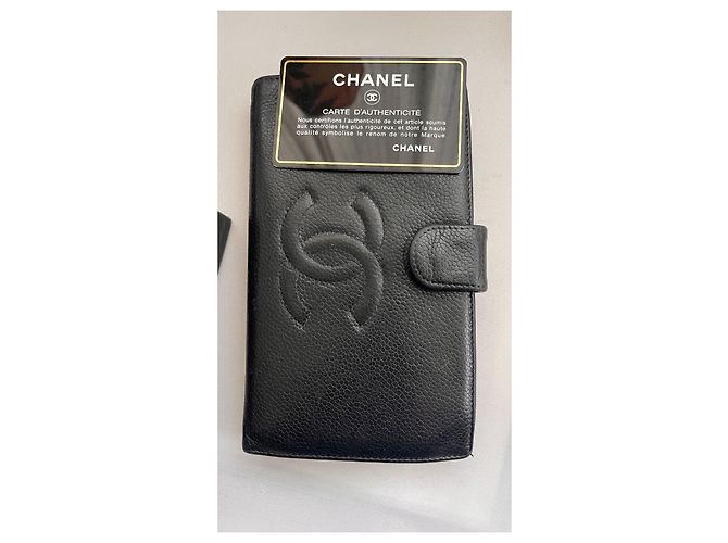 Chanel Timeless Caviar leather wallet black - view 9