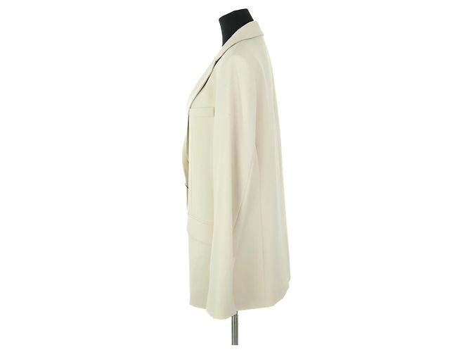 Helmut Lang Beige Wollblazer - Ansicht 3