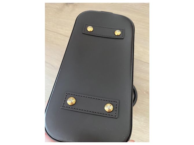 Borsa a mano Louis Vuitton Alma BB in pelle marrone - vista 11