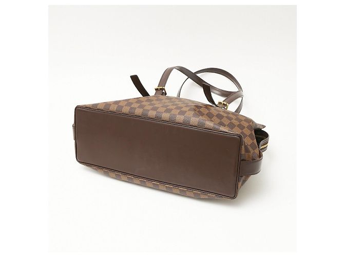 Borsa Chelsea in tela Damier e pelle Louis Vuitton Marrone - vista 5