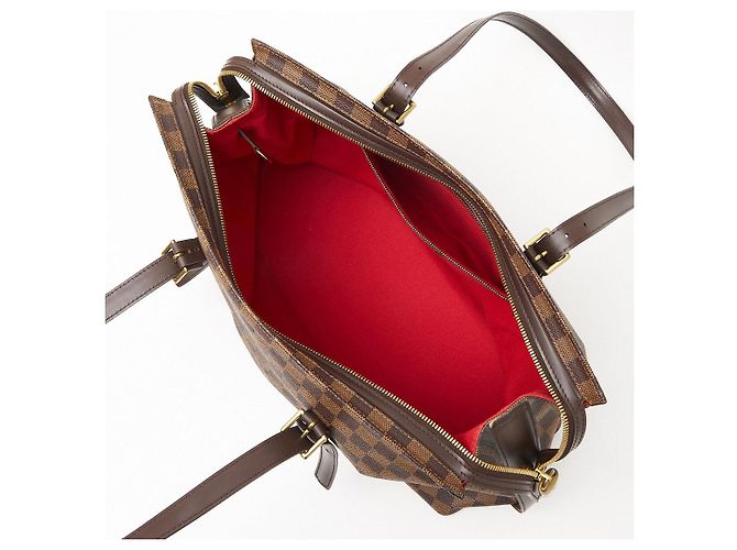 Borsa Chelsea in tela Damier e pelle Louis Vuitton Marrone - vista 6