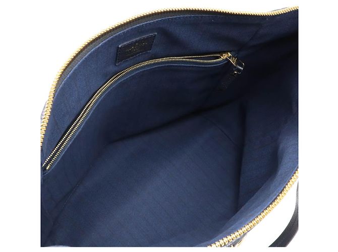 Borsa 2 in 1 Louis Vuitton Monogram Empreinte Lumineuse PM M93410 Blu - vista 6